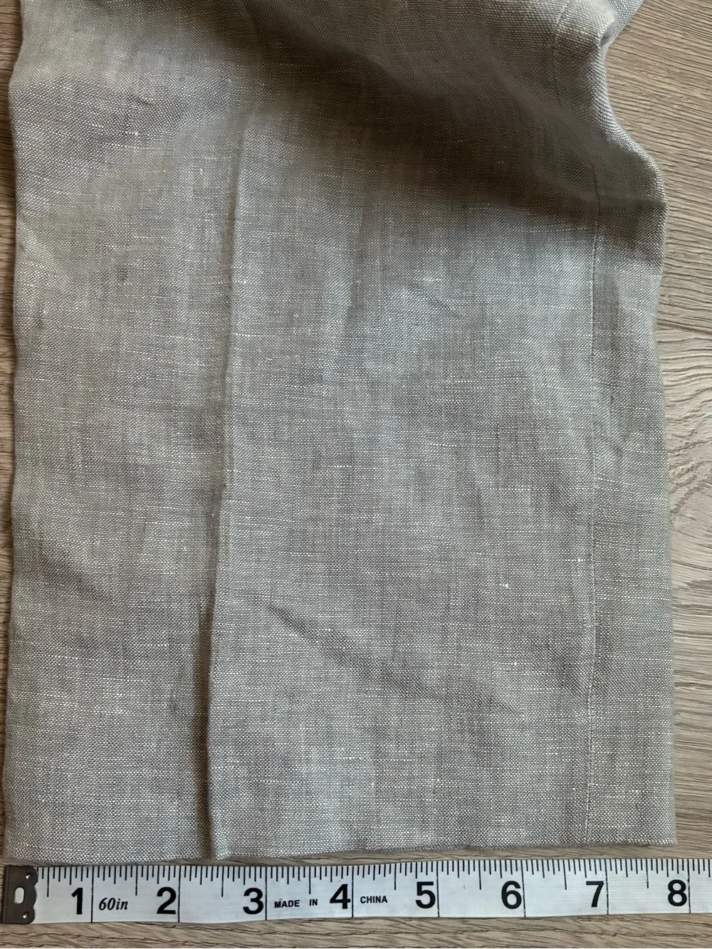 Tommy Hilfiger Mens Hall Modern Fit Linen Blend Suit Pants Gray 36x32